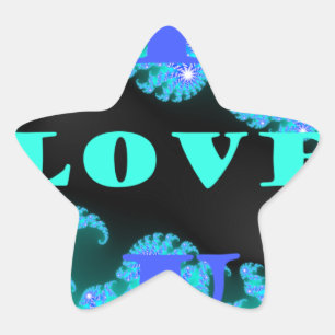 Sticker Étoile Beau coloré amour univers vectoriel art