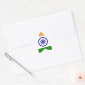 Sticker Étoile Beau drapeau indien "Tiranga" (Enveloppe)