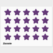 Sticker Étoile Beaux effets de parties scintillant de peau de léo (Feuille)