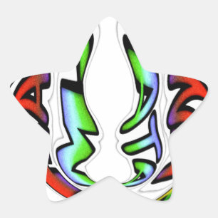 Sticker Étoile Belle conception Extraordinaire ont une belle jour