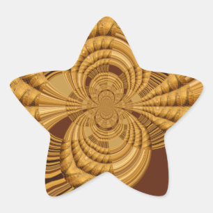 Sticker Étoile Belle Giraffe extraordinaire vectorielle Kaleidosc