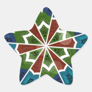 Sticker Étoile Belle Tendance asiatique Textile Design Art