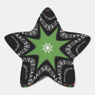 Sticker Étoile Belle Whirling étoiles arrière - plan Imprimer vec