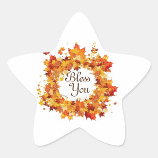 Sticker Étoile bénissez-vous les stimulateurs avec amour