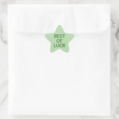 Sticker Étoile Best of Luck Clovers Greeting (Sac)