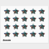 Sticker Étoile Billes dans du coton (Feuille)