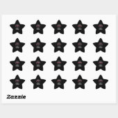 Sticker Étoile Bingo Player, Flamingo, Bingo Balls (Feuille)