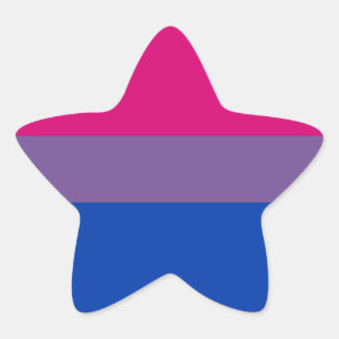 Sticker Étoile Bisexual pride