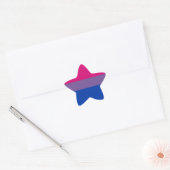 Sticker Étoile Bisexual pride (Enveloppe)