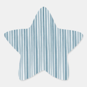Sticker Étoile Bleu Aquarelle