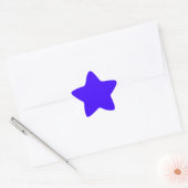 Sticker Étoile Bleu outremer électrique (Enveloppe)