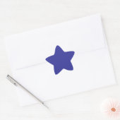 Sticker Étoile Bleu (pigment) (couleur solide) (Enveloppe)