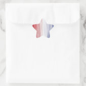 Sticker Étoile Bleu rouge (Sac)