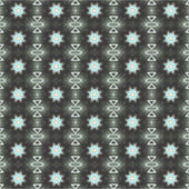 Sticker étoile bleue éclatée sur noir (Devant)