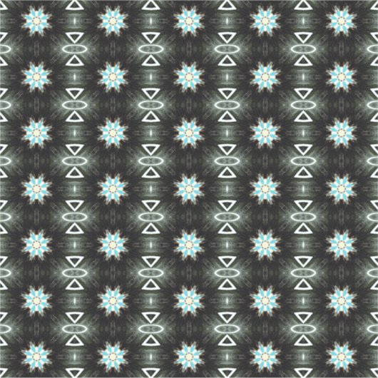 Sticker étoile bleue éclatée sur noir (Devant)