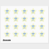Sticker Étoile Bluebird de bonheur (Feuille)