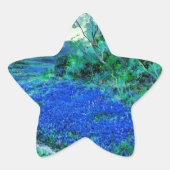 Sticker Étoile Bluebonnets dans le Misty Morning (Devant)