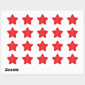 Sticker Étoile Bonne année (Feuille)