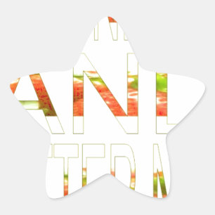 Sticker Étoile Bonne journée et meilleur art nocturne