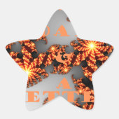 Sticker Étoile Bonne journée et meilleure nuit (Devant)