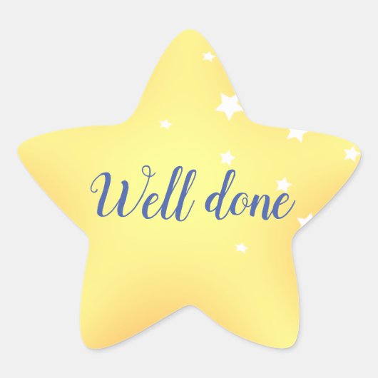 Sticker Étoile Bravo 3D Yellow Star (Devant)