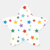 Sticker Étoile Bright Stars Festive & Fantaisiste (Devant)