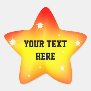 Sticker étoile brillant