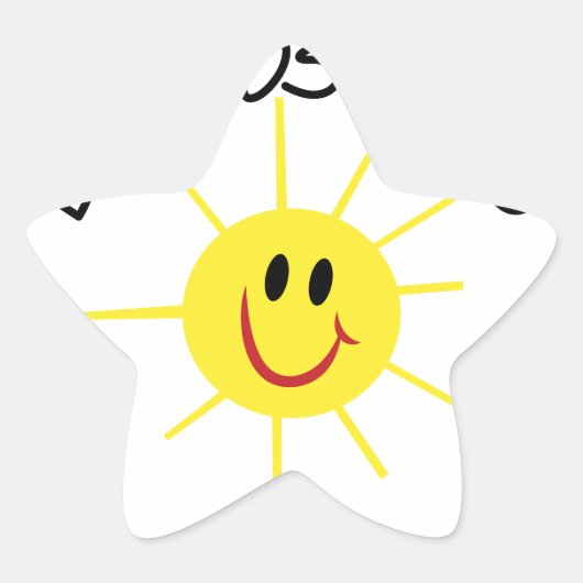 Sticker Étoile Buenos Dias (Devant)
