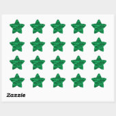 Sticker Étoile Camo Monocolor Vert Espagnol (Feuille)
