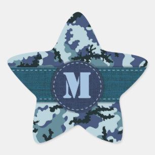 Sticker Étoile Camouflage de la marine