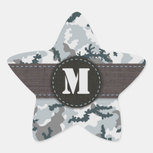 Sticker Étoile Camouflage urbain