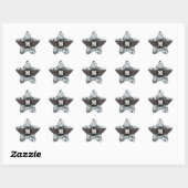 Sticker Étoile Camouflage urbain (Feuille)