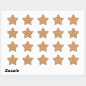 Sticker Étoile Cat Cafe motif (Feuille)