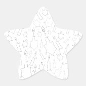 Sticker Étoile Chanoukah (Devant)