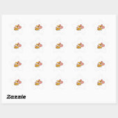 Sticker Étoile Chats avec amour (Feuille)