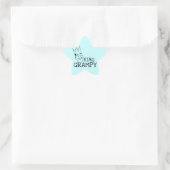 Sticker Étoile Chemises et cadeaux King Grampy (Sac)