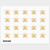 Sticker Étoile Chick en biochimie (Feuille)