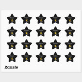 Sticker Étoile Chick en biophysique n° 4 (Feuille)