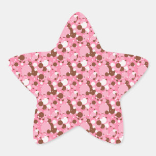 Sticker Étoile Chiffres napolitains 02 BÂTIMENTS rose ÉTOILE