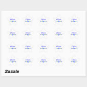Sticker Étoile Chloe (Papillon bleu) (Feuille)