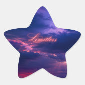 Sticker Étoile Ciel sans limites - Eaux profondes (Devant)