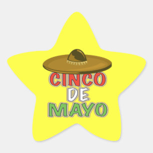 Sticker Étoile Cinco De Mayo