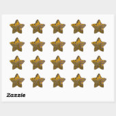 Sticker Étoile Circuit imprimé circuit imprimé circuit circuit ci (Feuille)