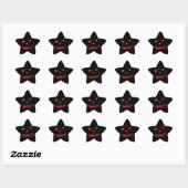Sticker Étoile Citrouille Halloween 001 (Feuille)
