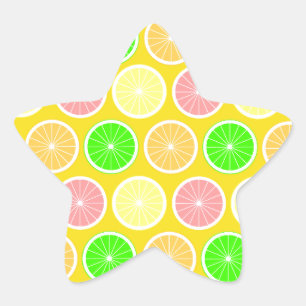 Sticker Étoile Citrus