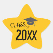 Sticker Étoile Class of 2025 Graduation (Devant)