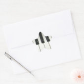Sticker Étoile Clavier pour piano (Enveloppe)