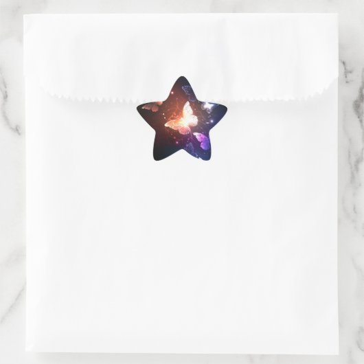 Sticker Étoile Clowing Night Butterflies (Sac)