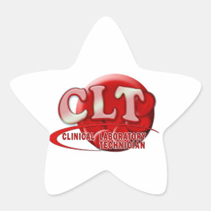 STICKER ÉTOILE CLT RBC LOGO CLINIQUE LAB TECH CELLULES SANGUINES