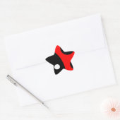 Sticker Étoile coccinelle mignonne (Enveloppe)